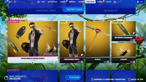 Fortnite Item Shop New Top5gaming Locker Bundle June 10th 2023 Youtube