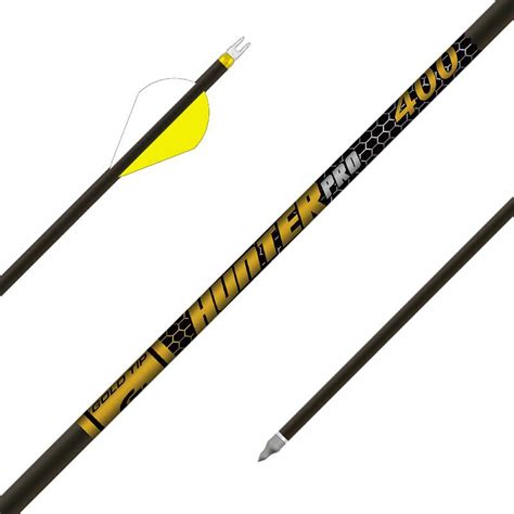 Flecha Completa Gold Tip Hunter Pro Con Pluma De Uds Moitoarchery