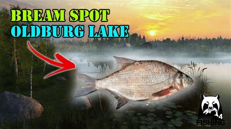 Spot Coordinate Bream Fish Di Oldburg Lake Russian Fishing