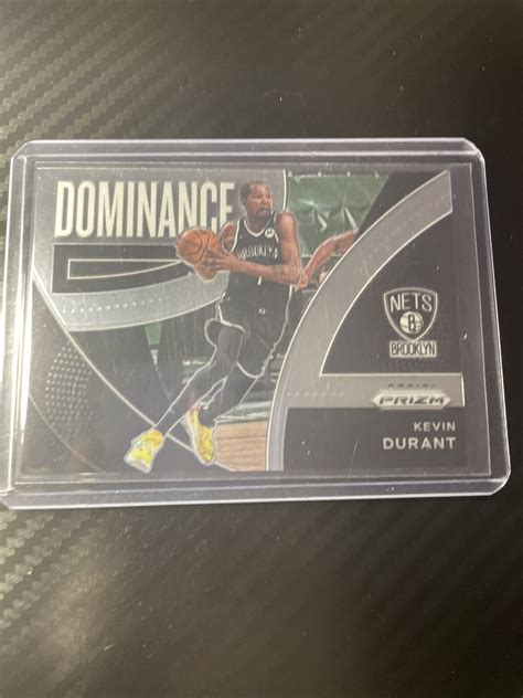 KEVIN DURANT 2021 22 Prizm Basketball Silver Dominance Prizm Brooklyn