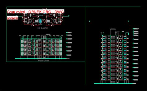 Grup Evleri Dwg Projesi Autocad Projeler 12680 Hot Sex Picture