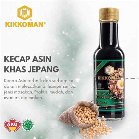 Jual Kikkoman Soy Sauce Ml Kikkoman Kecap Asin Jepang Halal