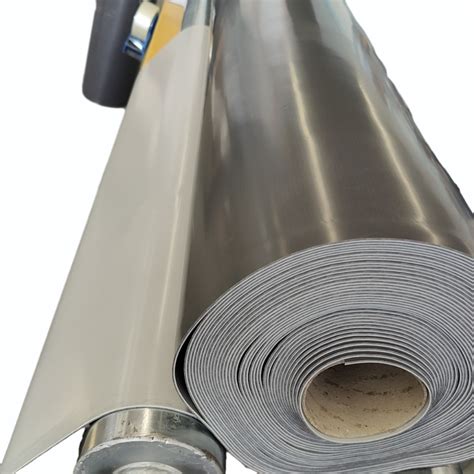 Good Tensile 1 2mm 1 5mm Polyester Reinforced Exposed PVC Roofing