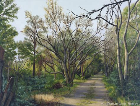 Painting Southern Woodlands Original Art By Wanamaker Fine Art