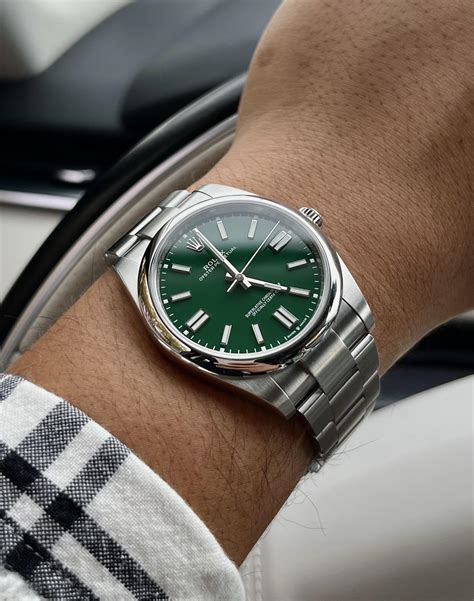 Oyster Perpetual 41 Green Rrolex