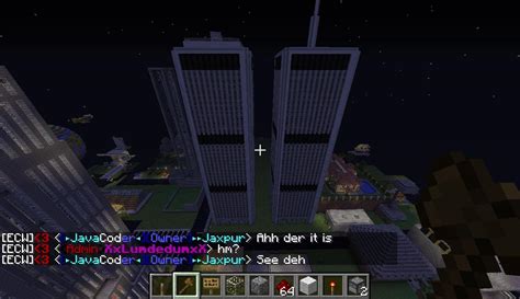 Twin Towers Minecraft Map