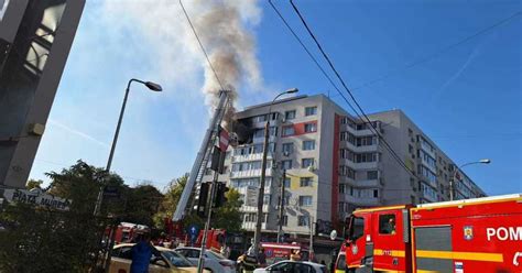 Explozie Urmat De Incendiu Ntr Un Apartament De Pe Calea Grivi Ei