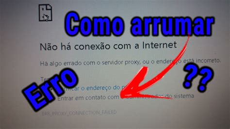 Como Corrigir O Erro Nao Ha Conexao A Internet Do Seu Pc Youtube