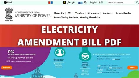 Electricity Act Amendment Bill 2024 Pdf Rivi Barbette