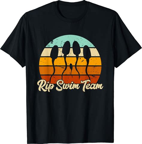 Rip Swim Team Funny Vasectomy Recovery Present Vasectomy T Shirt