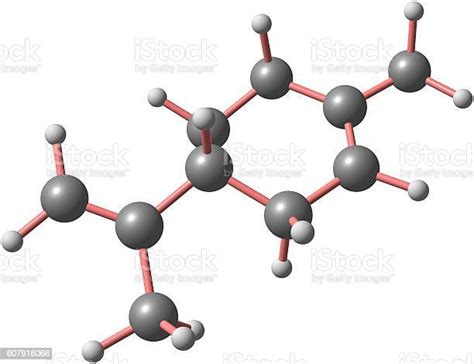 Limonene Molecular Structure Isolated On White Stock Photo Download