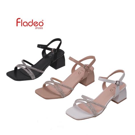 Jual Fladeo J Ldfh Bg Sendal Hak Tahu Tali Wanita Strap Block