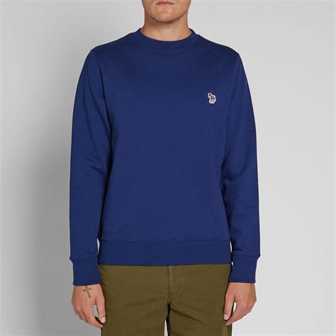 Paul Smith Zebra Crew Sweat Cobalt END