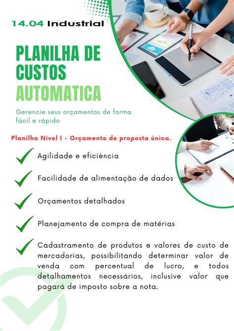 Planilha financeira empresarial nível 1 - 14.04 INDUSTRIAL | Hotmart