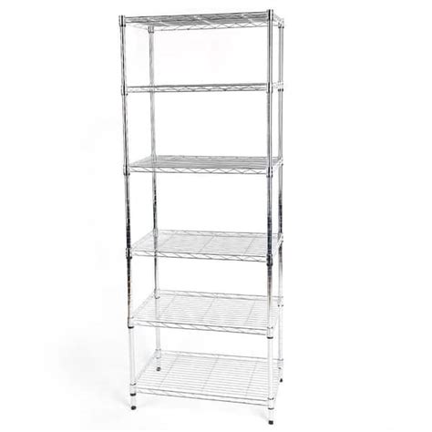 Have A Question About Hdx Tier Steel Wire Shelving Unit In Chrome