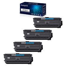 Used 4PK CF361A Cyan Toner Cartridge Fit For HP LaserJet Enterprise