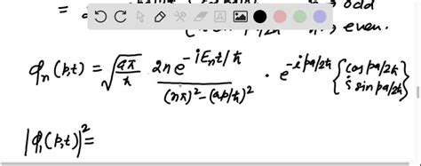 SOLVED a Write down the time dependent Schrödinger equation in