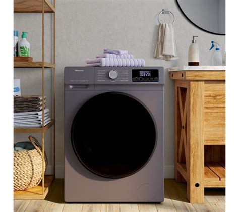 Lave Linge Hublot HISENSE WQA1014EVJMT 10kg Titanium Tous Les Lave