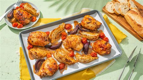 Italian Chicken Sheet Pan Bake With Fennel And Tomato Better Than