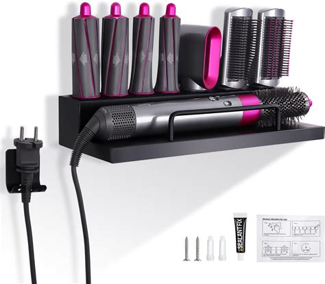 Birshe Wandhalterung Halter F R Dyson Airwrap Styler Zubeh R Schwarz