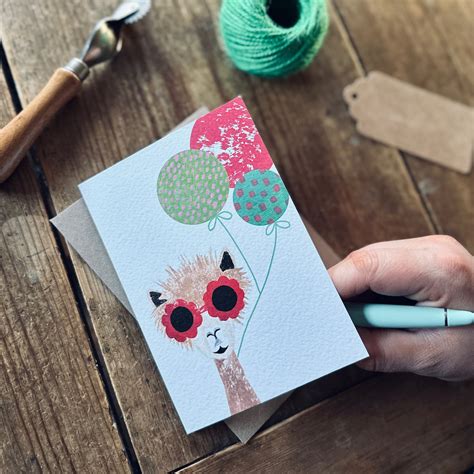 Alpaca In Sunglasses Card