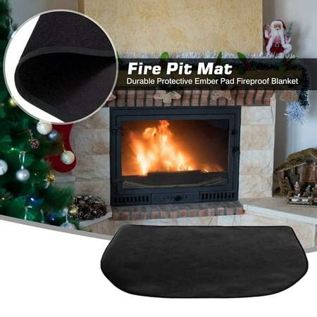 Fire Retardant Fiberglass Fireproof Carpet Half Round Hearth Fireplace Area Rug A6621 | Walmart ...