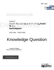 importance  hand fitting safety measures  procedures  hero