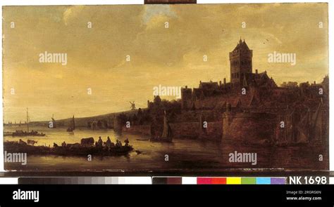 View Of The Valkhof In Nijmegen By Jan Van Goyen Stock Photo Alamy