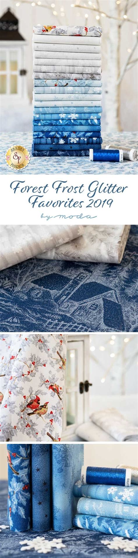 Forest Frost Glitter Favorites By Moda Fabrics Quilt Kits Fabric