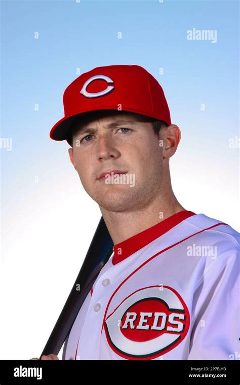 Outfielder Drew Stubbs Of The Cincinnati Reds For A Portrait During