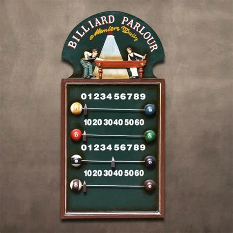 Счеты для бильярда Billiard Parlour по цене 17 500 руб. купить в Москве ...