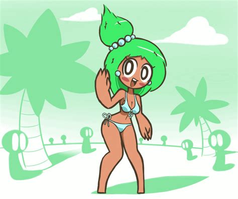 Rule 34 Animated Anthro Beach Bikini Blush Blushing Breasts Classic