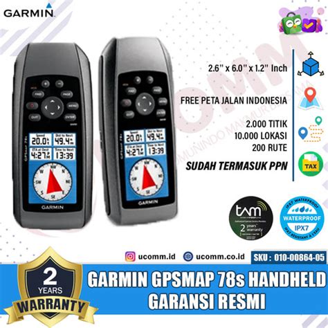 Jual Garmin Gpsmap S Gps S Bahasa Indonesia Free Peta Garansi