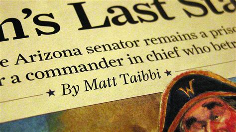 Matt Taibbi, a breath of fresh air