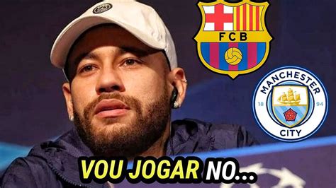 NEYMAR ESCOLHEU O TIME QUE VAI JOGAR YouTube