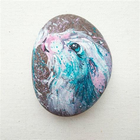 Hand Painted Rabbit Etsy