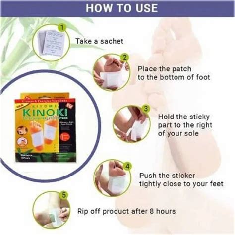 Sixfire Bamboo Vinegar Manual Dextrin Kinoki Detox Foot Patches At Rs