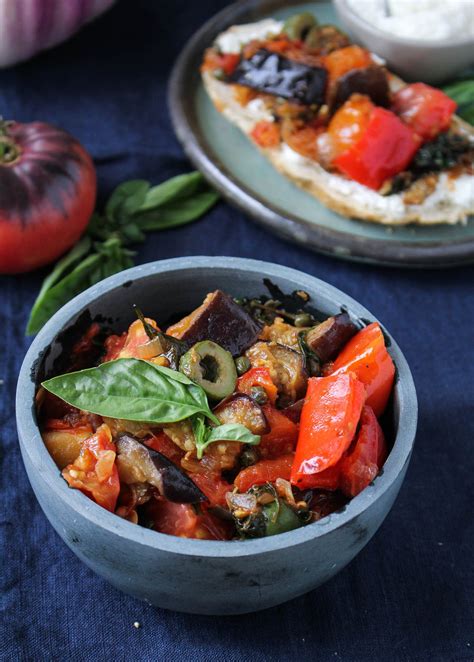 Sicilian Eggplant Caponata Dining And Cooking