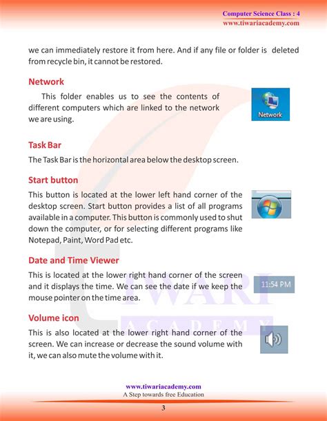 Class 4 Computer Science Chapter 4 Introduction To Windows