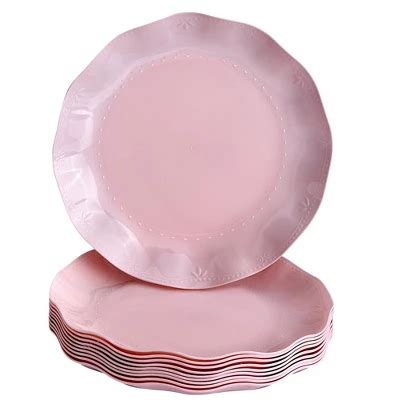 Silver Spoons Elegant Disposable Plastic Plates For Party Heavy Duty