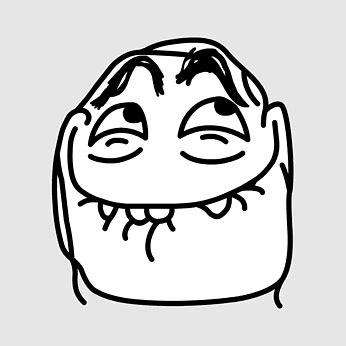 Trollface Shrug Rage Comic Internet Troll Creepypasta Feeling