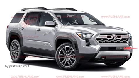 2024 Toyota Fortuner SUV Render Based On Tacoma Design - New Colours