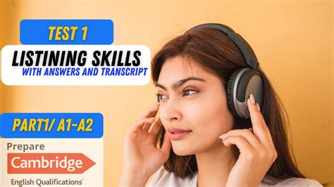 Learn English Improve Your English Skills Listening Skills For A1