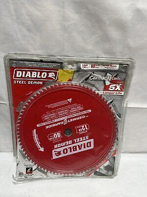 Diablo D Cf Teeth Steel Demon Metal Cut Saw Blade Red