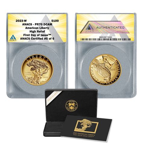 2023-W $100 American Liberty Series High Relief Gold coin PR70 FDOI