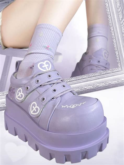 Purple Water Injected Heart Design Platforms