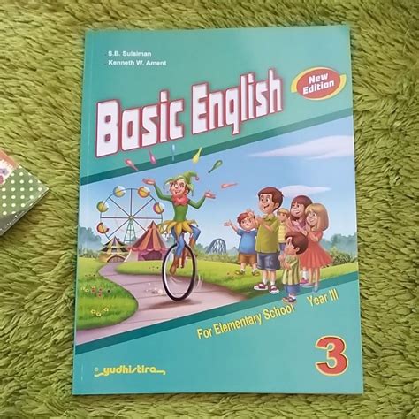 Jual Original Buku Basic English Bahasa Inggris Kelas 3 Sd Shopee