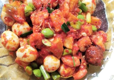 Resep Sambal Goreng Telur Puyuh Dan Udang Pete Oleh Indah Bella Yolanda