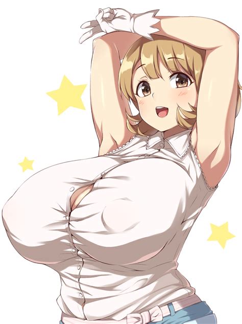 Hentai Busty 1girl Armpits Arms Behind Head Arms Up Big Breasts