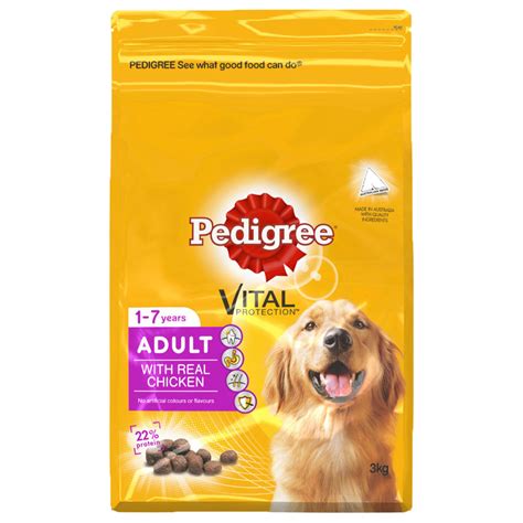 Pedigree Adult With Real Chicken 3kg Available At Your Rb Stores